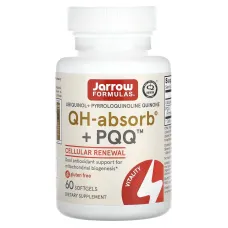 Пірролохінолінхінон та убіхінол (QH - Absorb + PQQ) 10/100 мг 60 капсул