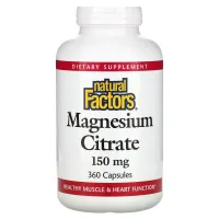 Цитрат магнію (Magnesium Citrate) 150 мг 360 капсул