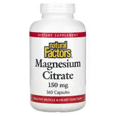 Цитрат магнію (Magnesium Citrate) 150 мг 360 капсул