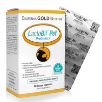 Пробіотики для тварин (LactoBif Pet Probiotics) 5 млрд ДЕШЕ 60 капсул