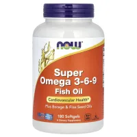 Супер Омега 3-6-9 (Super Omega 3-6-9) 1200 мг 180 капсул