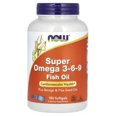 Супер Омега 3-6-9 (Super Omega 3-6-9) 1200 мг 180 капсул