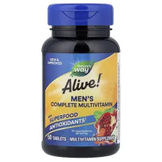 Мультивитаминный комплекс для мужчин (Alive! Men's Energy Complete Multivitamin) 50 таблеток