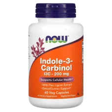 Индол-3-карбинол (Indole-3-Carbinol), NOW Foods, 200 мг 60 капсул