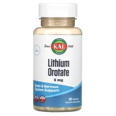 Оротат лития (Lithium Orotate) 5 мг 120 капсул