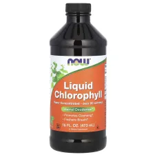 Хлорофилл жидкий (Liquid Chlorophyll) NOW Foods 473 мл со вкусом мяты