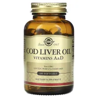Вітаміни А та D3 з печінки тріски (Vitamins A and D3 cod liver oil) 1250 МО/135 МО 100 капсул