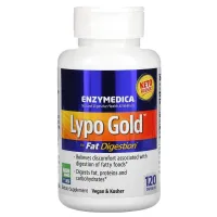 Ферменти для перетравлення жирів (Lypo Gold) 120 капсул