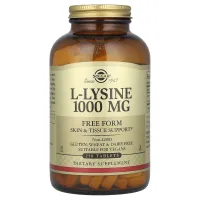 Л-Лізин (L-Lysine), Solgar, 1000 мг 250 таблеток