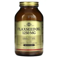 Масло льняное (flaxseed oil) 1250 мг 100 капсул