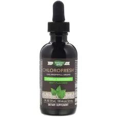 Жидкий хлорофилл (Chlorophyll Drops) 59 мл со вкусом мяты