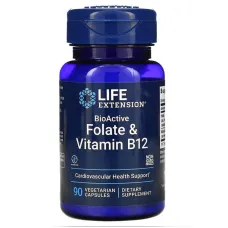 Фолиевая кислота и витамин B12 (Folate and Vitamin B12) 680 мкг/300 мкг 90 капсул