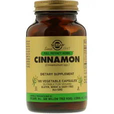 Кориця у капсулах (Cinnamon) 500 мг 100 капсул
