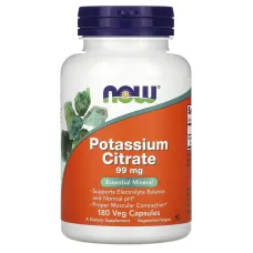 Цитрат калия (Potassium Citrate) 99 мг 180 капсул