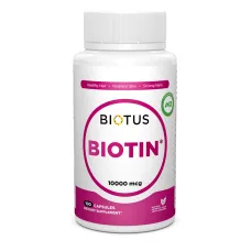 Биотин (Biotin) 10000 мкг 100 капсул