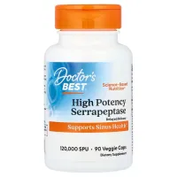 Серрапептаза (Serrapeptase) 120 000 SPU 90 капсул