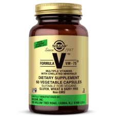 Мультивітаміни формула VM-75 (Multiple vitamins with Chelated Minerals) 60 капсул