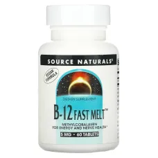 Витамин B12 метилкобаламин (MethylCobalamin B-12 Fast Melt ) 5000 мкг 60 таблеток