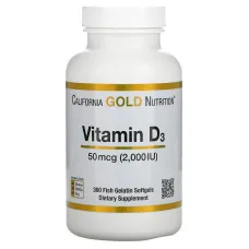 Вітамін D3 (Vitamin D3) 2000 МО 360 капсул