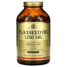 Лляна олія (flaxseed oil) 1250 мг 250 капсул