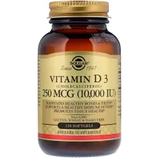 Вітамін D3 холекальциферол (Vitamin D3 Cholecalciferol) 10000 МО 120 капсул