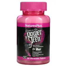 Витамины для девочек-подростков (Power Teen For Her) 60 жевательных таблеток с ягодным вкусом