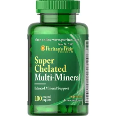Мультимінеральний комплекс (Super Chelated Multi Mineral) 100 капсул
