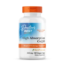 Коэнзим Q-10 с биоперином (CoQ10 with Bioperine) 200 мг 180 капсул