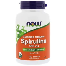 Спирулина органическая (Spirulina Organic) 500 мг 180 таблеток