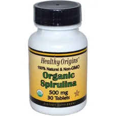 Спирулина органическая (Organic Spirulina) 500 мг 30 таблеток