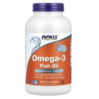 Омега-3 (Omega-3 180 EPA/120 DHA) 200 капсул з риб'ячого желатину