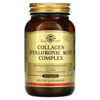 Колаген та Гіалуронова кислота (Collagen Hyaluronic Acid Complex), Solgar, 30 таблеток