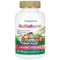 Мультивітаміни для дітей (Animal Parade Gold) 120 жувальних таблеток з асорті смаків