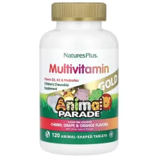 Мультивитамины для детей (Animal Parade Gold) 120 жевательных таблеток с ассорти вкусов
