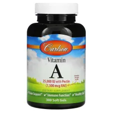 Витамин A (Vitamin A) 25000 МЕ 300 капсул