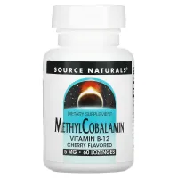 Вітамін B12 (Methylcobalamin Vitamin B12) 5 мг 60 льодяників зі смаком вишні