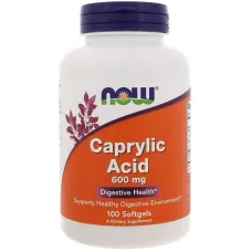 Каприловая кислота (Caprylic Acid) 600 мг 100 капсул