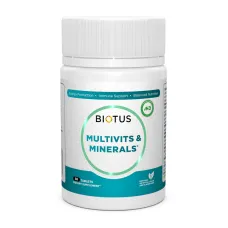 Мультивитамины и минералы, Multivits & Minerals, Biotus, 30 таблеток