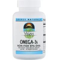 Омега-3 для веганів (Vegan Omega-3S EPA-DHA) 60 капсул