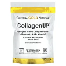 Коллаген пептиды с гиалуроновой кислотой, CollagenUP Peptides, California Gold Nutrition, 5000 мг 206 г