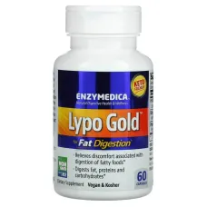 Ферменти для перетравлення жирів (Lypo Gold) 60 капсул