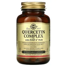 Кверцетин комплекс із естер-C плюс (Quercetin complex) 500 мг 50 капсул