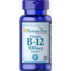 Витамин В-12 (Vitamin B-12) 500 мкг 250 таблеток
