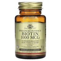 Біотин (Biotin), Solgar, 1000 мкг 100 капсул