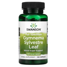 Джимнема сильвестра (Gymnema Sylvestre Leaf) 400 мг 100 капсул