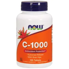 Витамин C с шиповником (Vitamin C with rose hips) 1000 мг 100 таблеток