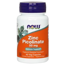 Піколінат цинку (Zinc Picolinate), Now Foods, 50 мг 60 капсул