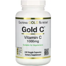 Витамин С, California Gold Nutrition 1000 мг 240 капсул