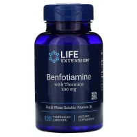 Бенфотиамин с тиамином (Benfotiamine with Theamine) 120 капсул