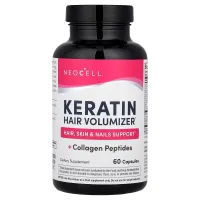 Колаген та кератин об'єм волосся (Keratin hair volumizer) 60 капсул